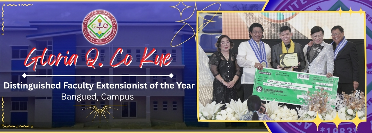 Faculty Extensionist of the Year Bangued Campus