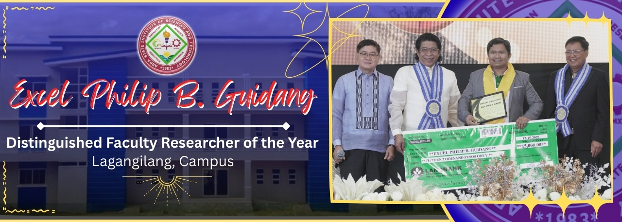 Faculty Researcher of the Year 2026 Lagangilang Campus