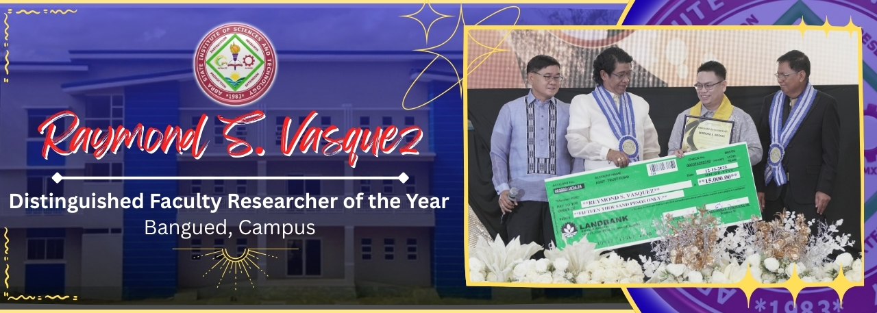 Faculty Researcher of the Year 2026 Bangued Campus